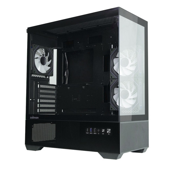 Obudowa CHRONIX V2 Mid Tower ARGB fan x3 czarna