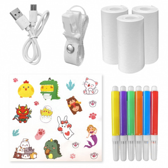 Cyfrowy aparat fotograficzny dla dzieci z drukarką termiczną SNAPI MT4108