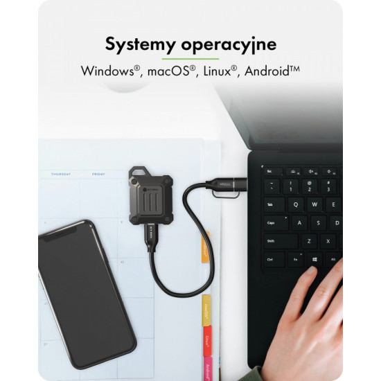 Obudowa mini IB-1601MP-CU31 Mini M.2 NVMe obudowa dla M.2 2230 