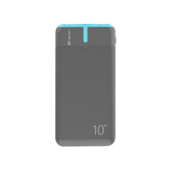PowerBank EnerGo 10000mAh szaro-niebieski
