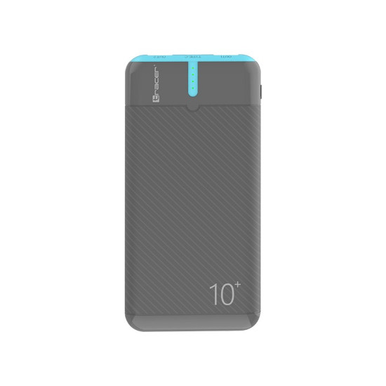 PowerBank EnerGo 10000mAh szaro-niebieski