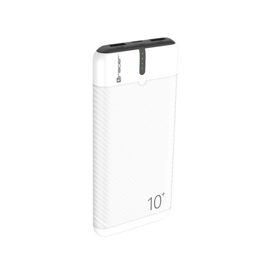 PowerBank EnerGo 10000mAh biało-czarny