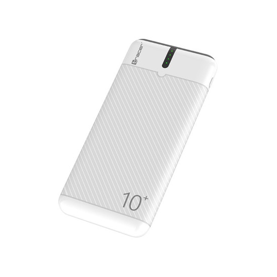 PowerBank EnerGo 10000mAh biało-czarny