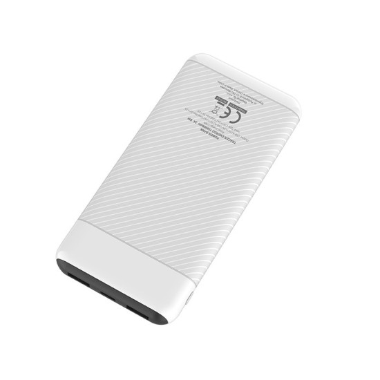PowerBank EnerGo 10000mAh biało-czarny