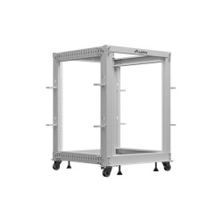 Stojak Open rack 19 cali 15U 600x600-1100 regulowany szary