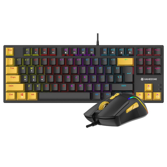 Zestaw mysz i klawiatura mechaniczna Gamezone Hornet87 USB