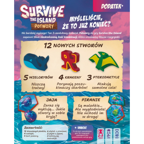 Gra Survive the Island: Potwory