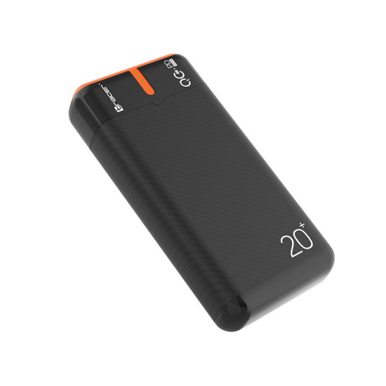 Power bank EnerGen 20000mAh PD+QC3.0 czarno-pomarańczowy