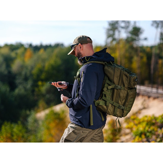 Power bank EnerGen 20000mAh PD+QC3.0 czarno-pomarańczowy