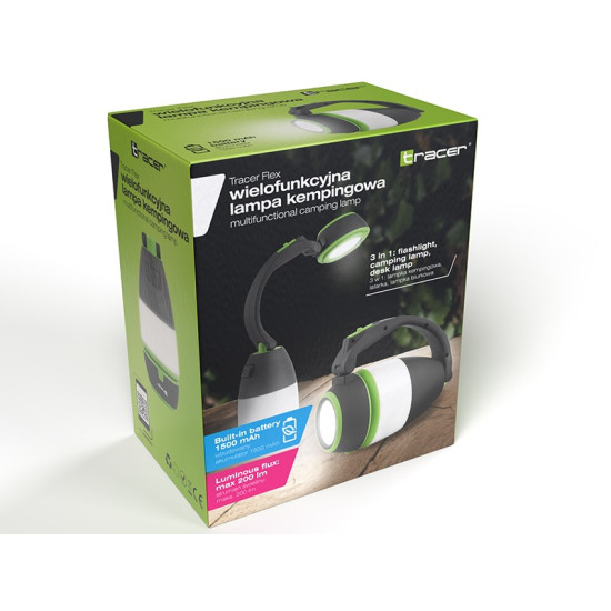 Lampa kempingowa wielofunkcyjna Flex