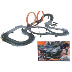 Tor samochodowy z dwoma pętlami