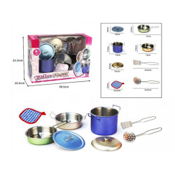 Zestaw kuchenny metalowy 8 elementów
