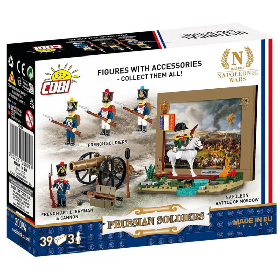 Klocki Żołnierze pruscy 39 elementów