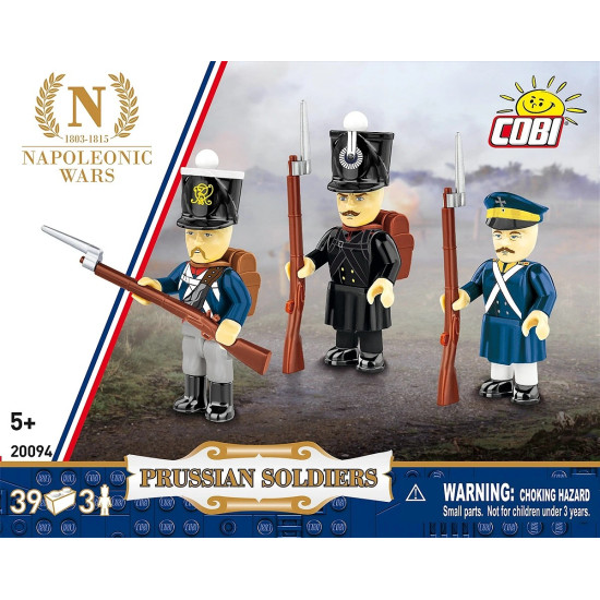 Klocki Żołnierze pruscy 39 elementów