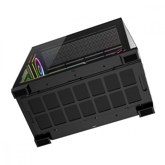 Obudowa PC VOLCANO STELLAR PLUS ARGB MIDI 5F Czarna