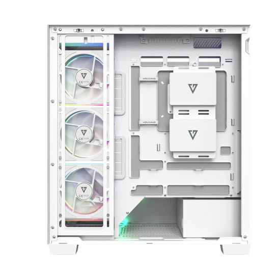 Obudowa PC VOLCANO STELLAR PLUS ARGB MIDI 5F Biała