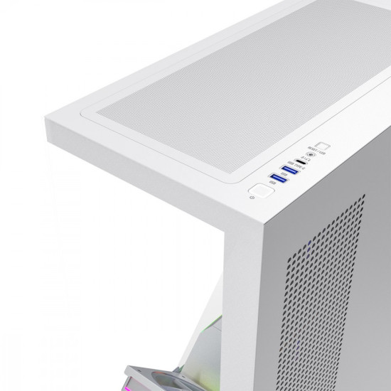 Obudowa PC VOLCANO STELLAR PLUS ARGB MIDI 5F Biała