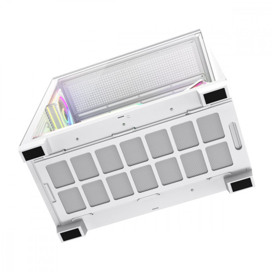 Obudowa PC VOLCANO STELLAR PLUS ARGB MIDI 5F Biała