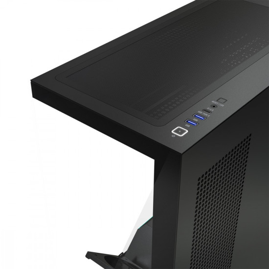 Obudowa PC VOLCANO STELLAR PLUS ARGB MIDI NF Czarna