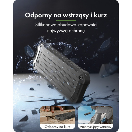 Obudowa M.2 NVMe i SATA USB 3.2 Gen 2, 10 Gbit/s IB-1827MCP-C31