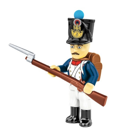 Klocki Francuscy żołnierze 41 elementów