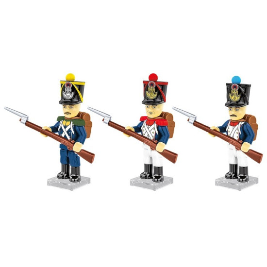 Klocki Francuscy żołnierze 41 elementów