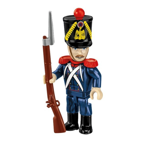 Klocki Francuski artylerzysta z armatą 97 elementów