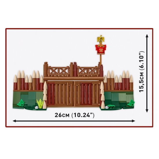 Klocki Imperium Romanum - Brama obozu rzymskiego 591 elementów