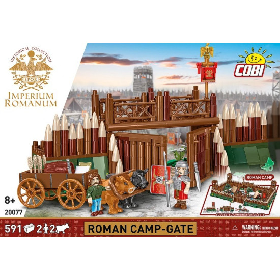 Klocki Imperium Romanum - Brama obozu rzymskiego 591 elementów