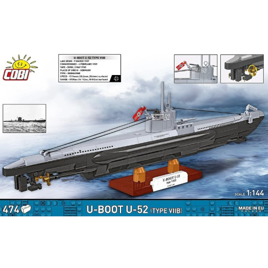 Klocki U-Boot U-52 474 elementy