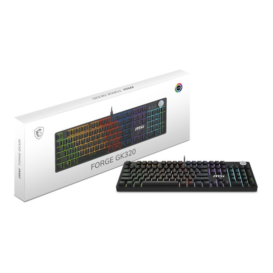 Klawiatura Forge GK320 RED US