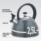 Czajnik nieelektryczny 2,5 l MR-1302-GREY
