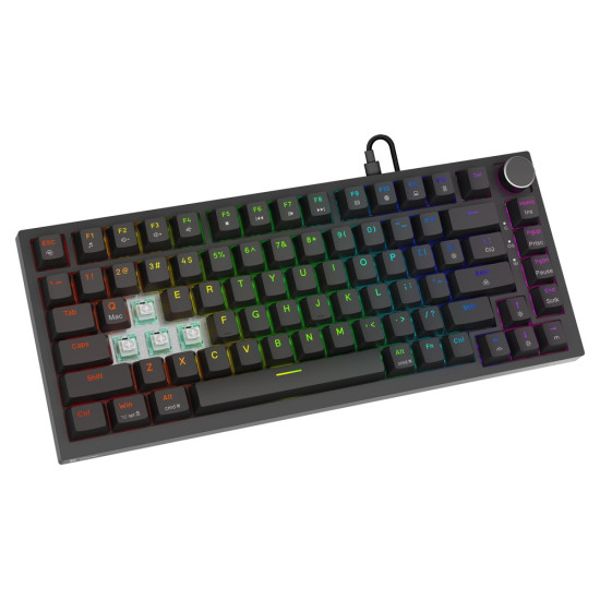 Klawiatura magnetyczna ASTRAL Black OUTEMU White jade RGB 