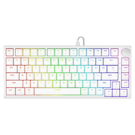 Klawiatura magnetyczna ASTRAL White OUTEMU White jade RGB