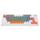 Klawiatura magnetyczna ASTRAL White OUTEMU White jade RGB 3 kolory keycapów