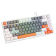 Klawiatura magnetyczna ASTRAL White OUTEMU White jade RGB 3 kolory keycapów