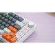 Klawiatura magnetyczna ASTRAL White OUTEMU White jade RGB 3 kolory keycapów