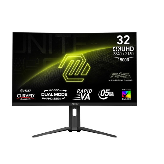Monitor MAG 321CUPDF 31.5 cala/LED/UHD/Curved/160HZ/Black 