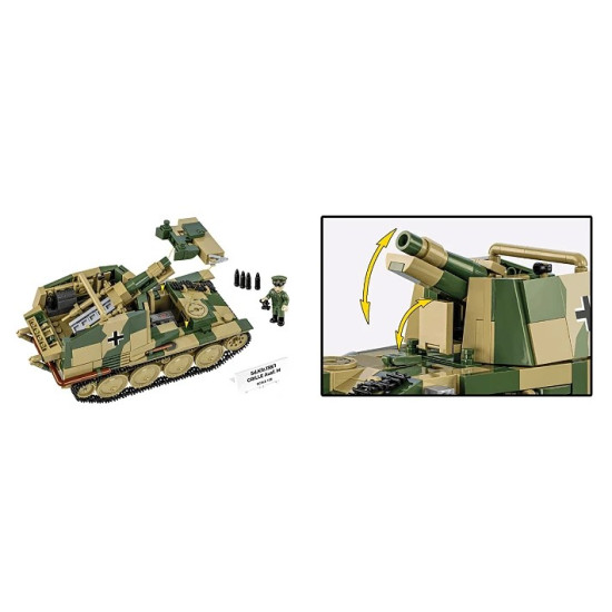 Klocki SD.KFZ.138/1 Grille 720 elementów
