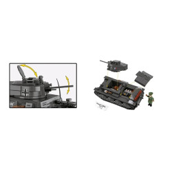 Klocki Panzer 38 LT VZ.38 690 elementów