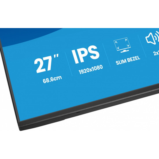 Monitor  ProLite 27 cali X2797HSU-B1  IPS,FHD,HDMI,DP,120Hz,350CD,2xUSBv3.2,  2xUSB-C, GW 5lat 