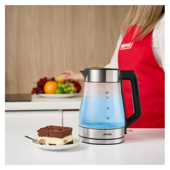 Czajnik szklany 1,7L MCZ-122 