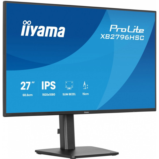 Monitor 27 cali XB2796HSC-B1   IPS,FHD,HDMI,USB-C (PD 65W),144Hz,    1xUSB 3.2 , 1xUSB-C, 2x2W, HAS 150/PIVOT/obrót stopy 360st