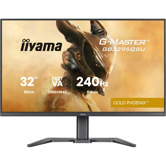 Monitor G-Master 31.5 cala GB3295QSU-B1 QHD,FastVA,240Hz,2xHDMI,DP,400cd,0,4ms, 2xUSB 3.2 , 2xUSB-C, HAS 150, FreeSync Premium - HDMI: 2560 x 1440 @48