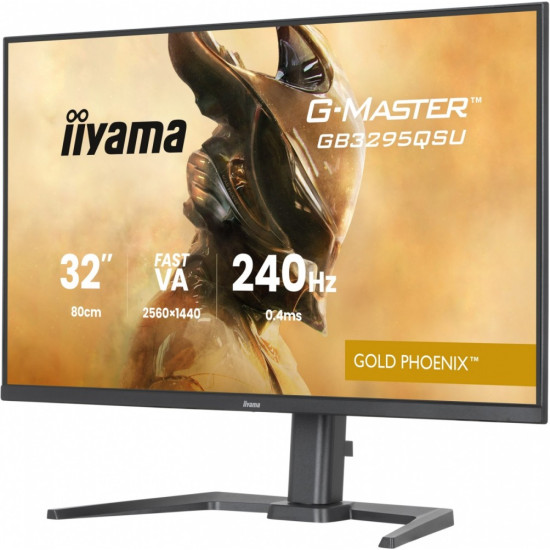 Monitor G-Master 31.5 cala GB3295QSU-B1 QHD,FastVA,240Hz,2xHDMI,DP,400cd,0,4ms, 2xUSB 3.2 , 2xUSB-C, HAS 150, FreeSync Premium - HDMI: 2560 x 1440 @48