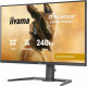 Monitor G-Master 31.5 cala GB3295QSU-B1 QHD,FastVA,240Hz,2xHDMI,DP,400cd,0,4ms, 2xUSB 3.2 , 2xUSB-C, HAS 150, FreeSync Premium - HDMI: 2560 x 1440 @48