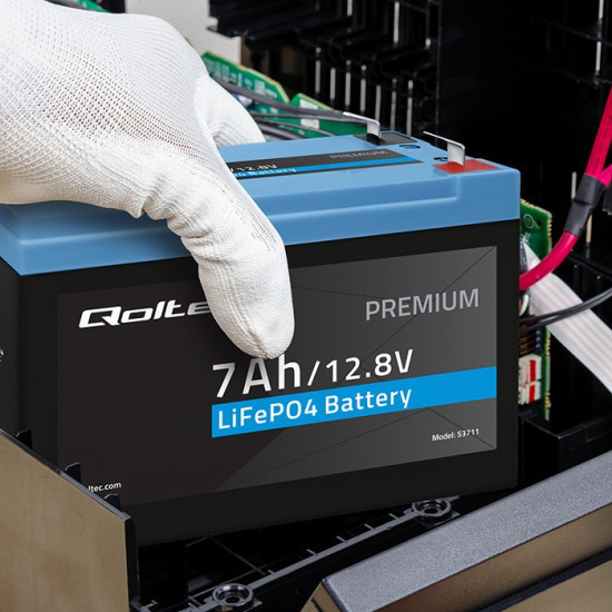 Akumulator LiFePO4 Litowo-Żelazowo-Fosforanowy | 12.8V |  7Ah |  89.6Wh | BMS 