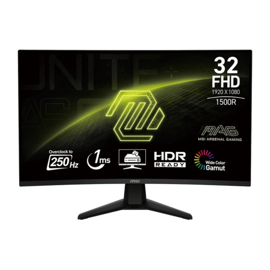 Monitor 31.5 cala MAG 32C6X LED/FHD/Curved/250Hz/czarny