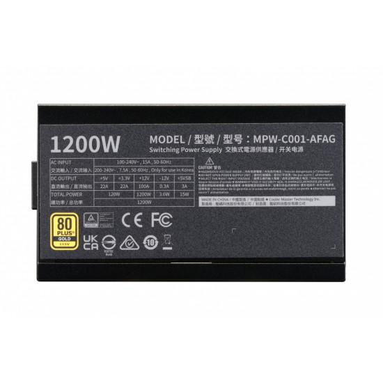 Zasilacz Elite Gold 1200W 80 Plus ATX 3.1 