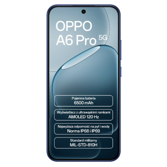 Smartfon A6 Pro 5G 8/256GB Niebieski CPH2781